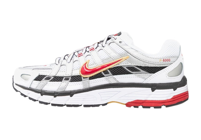 Nike P 6000 White Varsity Red