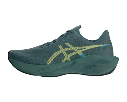 ASICS Novablast 6 Foggy Teal Illuminate Yellow