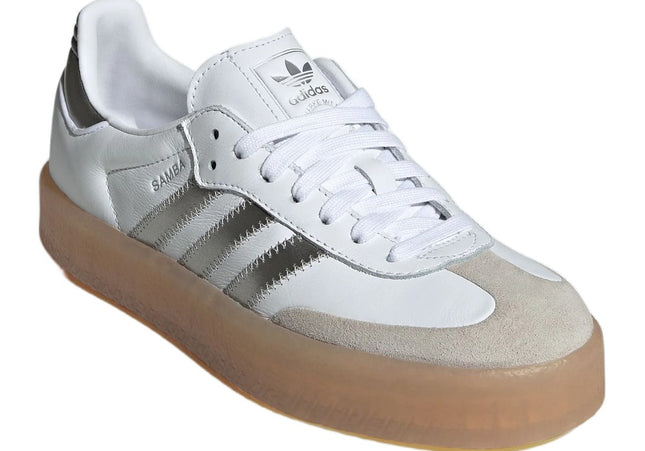 Adidas Sambae Ftwr White Silver Met Gum