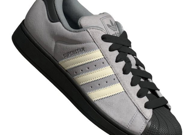 Adidas Superstar II Grey Three Cream White