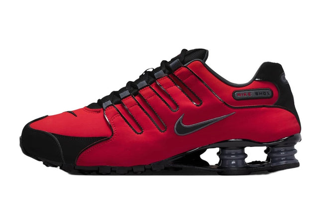 Nike Shox Nz University Red Dark Grey