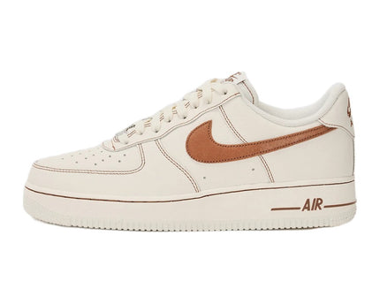 Nike Air Force 1 Ivory Saddle Brown