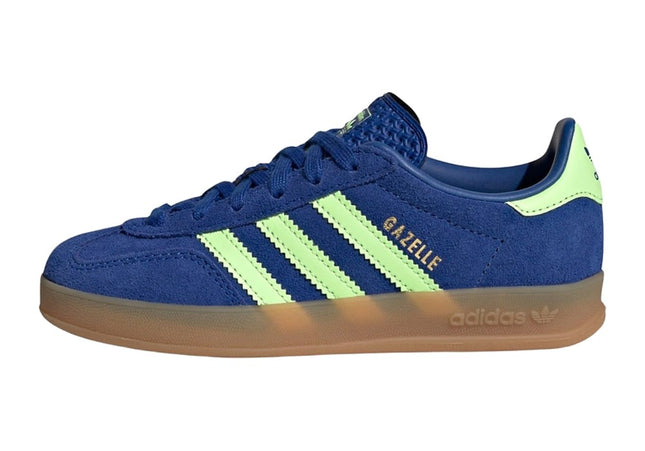 Adidas Gazelle Indoor Royal Blue Green Spark Gold Metallic