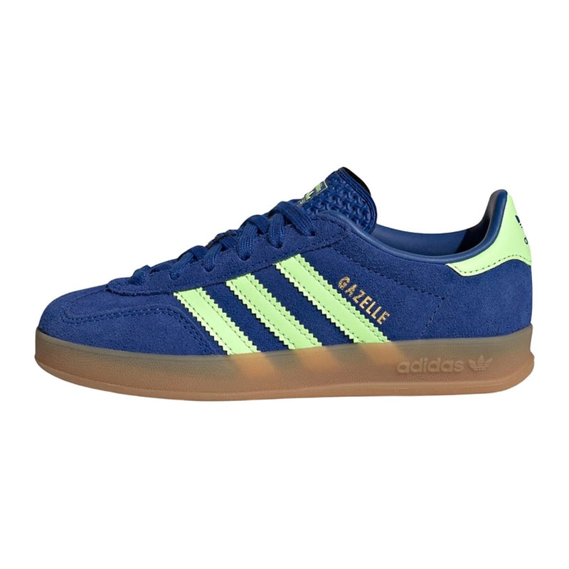 Adidas Gazelle Indoor Royal Blue Green Spark Gold Metallic