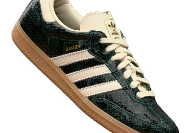 Adidas Samba OG Cream White Collegiate Green