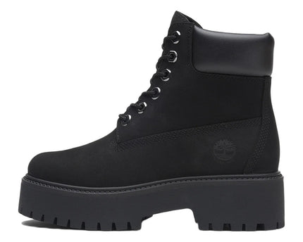 Timberland Stone Street 6 in Lace Waterproof Boot Black Nubuck
