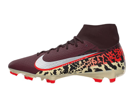 Nike Mercurial Superfly 10 Academy United Fg/mg Burgundy Crush Metallic Silver-Coloured