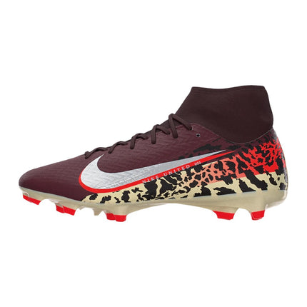 Nike Mercurial Superfly 10 Academy United Fg/mg Burgundy Crush Metallic Silver-Coloured