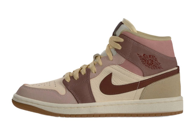Jordan W Air Jordan 1 Mid SE Barely Orange Dark Pony