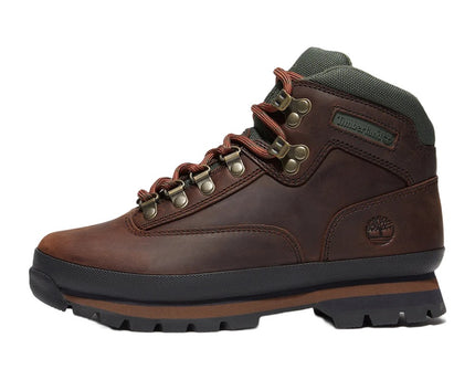 Timberland Euro Hiker Mid Lace Boot Dark Brown Full Grain