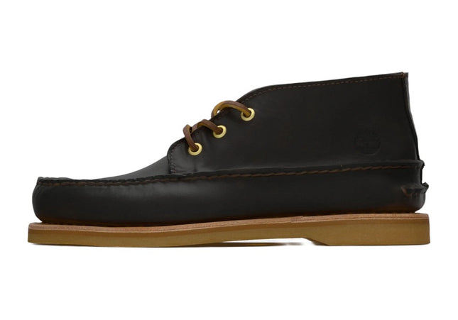 Timberland Vibram Crafted Boat Mid Lace Boot Dark Brown