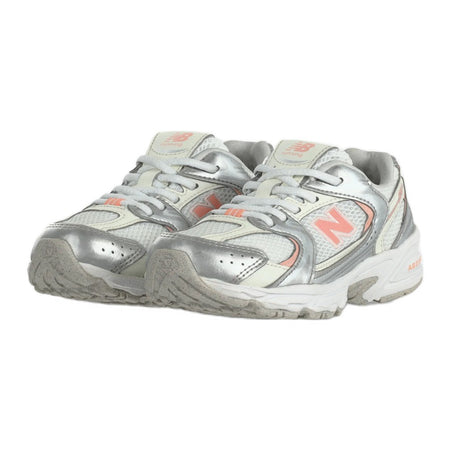 New Balance 530 Silver-Coloured Metallic Pink Lemonade