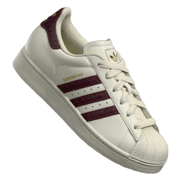 Adidas Superstar II W Off White Maroon