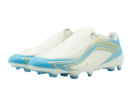Adidas F50 Messi League Firm Ground Ivory Semi Blue Burst