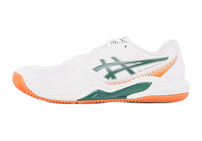 ASICS Dedicate 9 Padel White Jewel Green