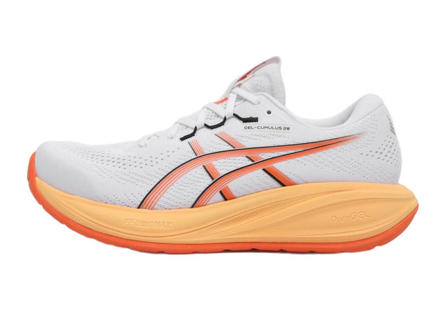 ASICS Gel-Cumulus 28 White Energy Orange
