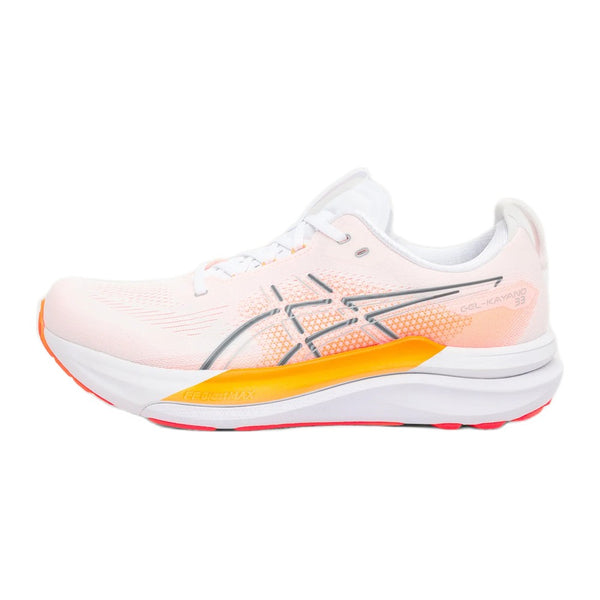 ASICS Gel Kayano 33 White Stadium Orange
