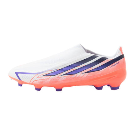 Adidas F50 Hyperfast League Laceless Firm Ground Footwear White Solar Purple