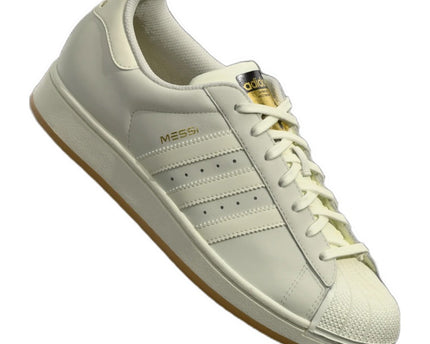 Adidas Superstar Messi Ivory Gold-Coloured Metallic