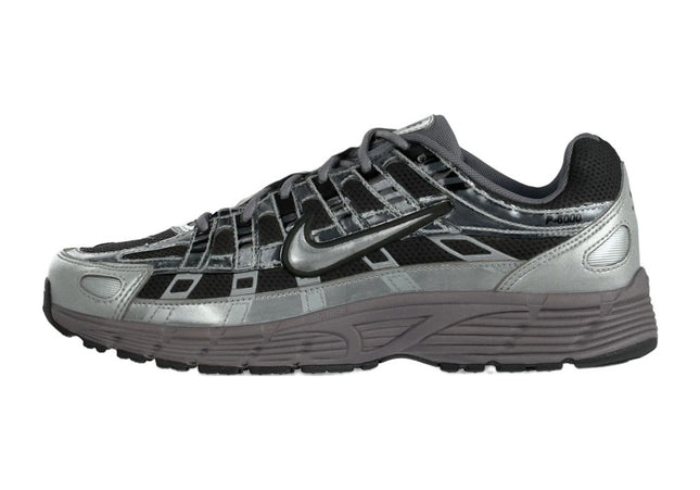 Nike P-6000 Black Metallic Silver-Coloured
