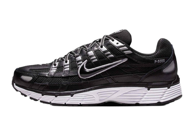 Nike P 6000 Black White Mtlc Silver