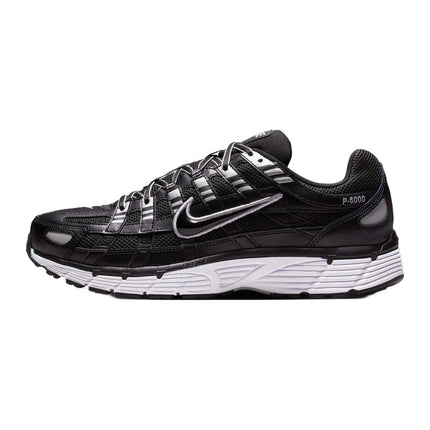 Nike P 6000 Black White Mtlc Silver