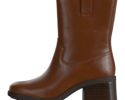 Timberland Bellevaux Mid Zip Up Boot Rust Full Grain