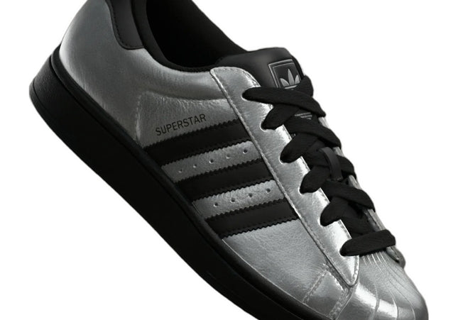 Adidas Superstar II W Silver-Coloured Metallic Core Black