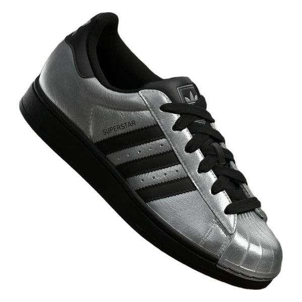 Adidas Superstar II W Silver-Coloured Metallic Core Black