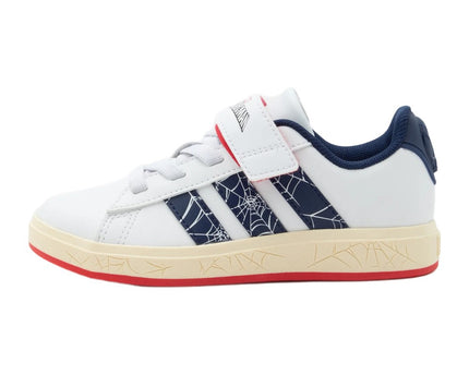 Adidas Grand Court Spider Man Footwear White Dark Blue