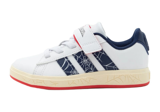 Adidas Grand Court Spider Man Footwear White Dark Blue