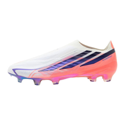 Adidas F50 Hyperfast Elite Laceless Firm Ground Footwear White Solar Purple