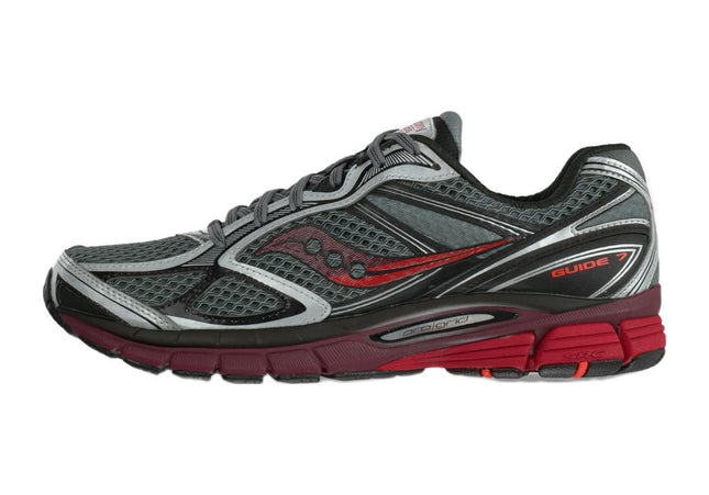 Saucony Progrid Guide 7 Silver-Coloured Maroon