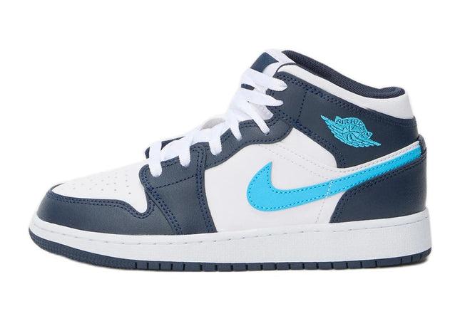 Jordan Air Jordan 1 Mid Obsidian Powder Blue