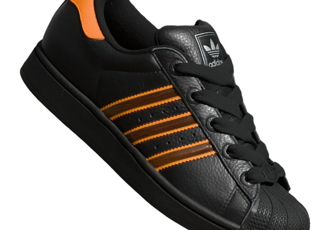 Adidas Superstar II Core Black Crew Orange Semi Impact Orange