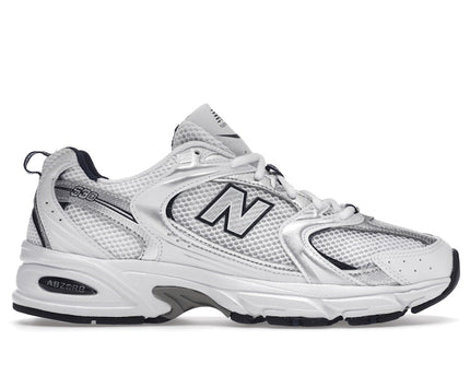 New Balance 530 White Silver Navy
