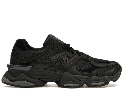 New Balance 9060 Triple Black Leather