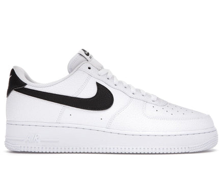 Nike Air Force 1 Low '07 White Black Pebbled Leather