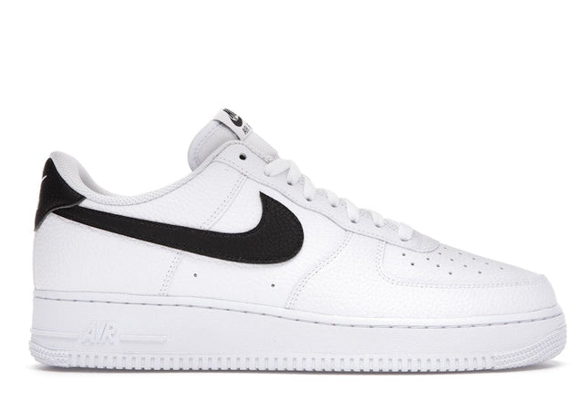 Nike Air Force 1 Low '07 White Black Pebbled Leather