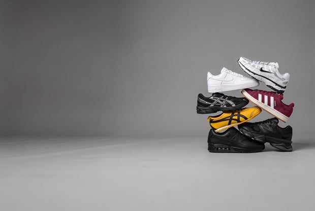 Stapel bestsellers: Air Force 1, P-6000, Gel-1130, Campus 00s, Mexico 66, Air Max 90 en 9060
